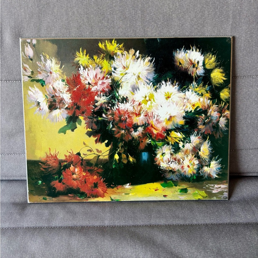 Floral Burst Art Painting